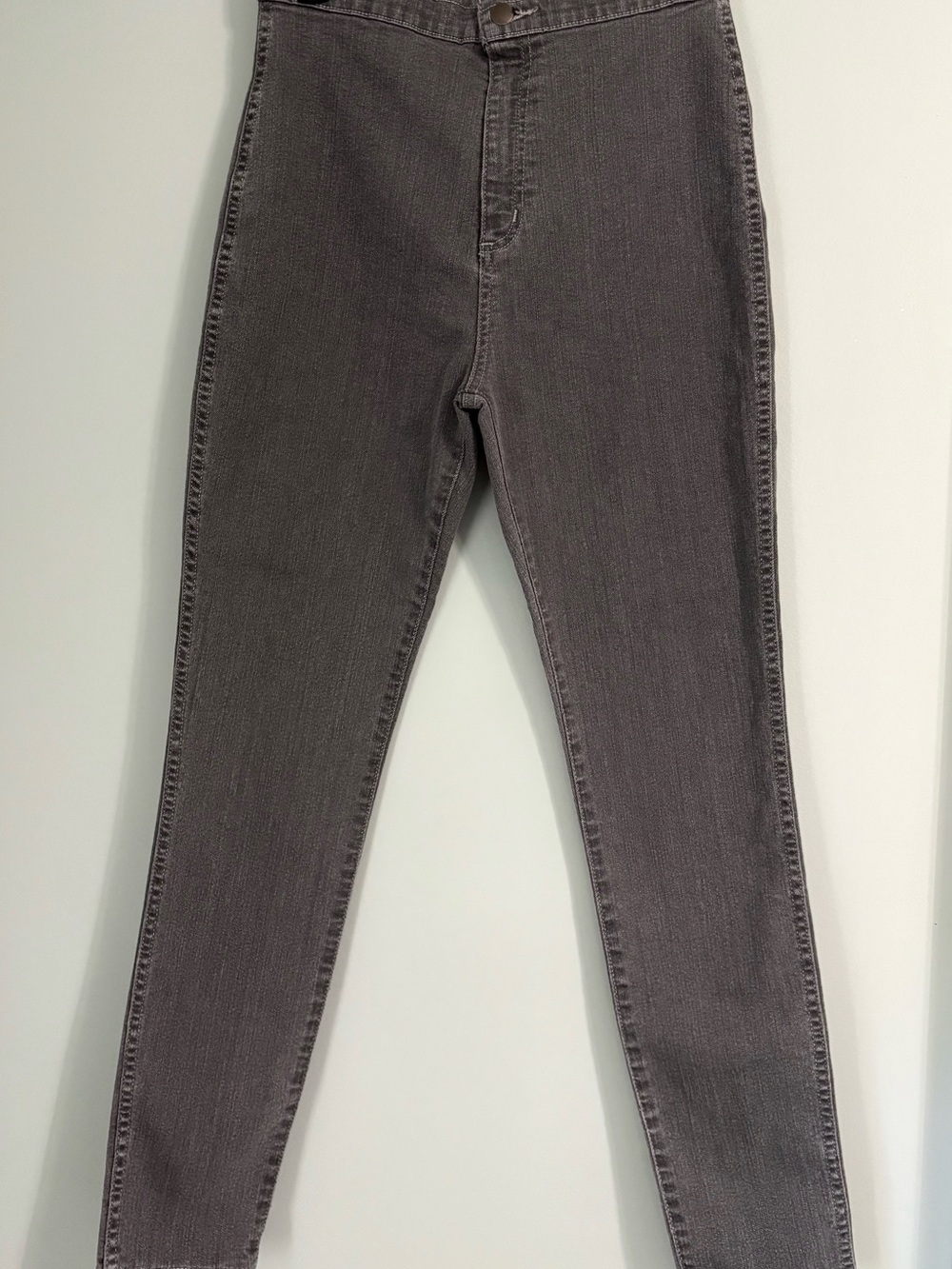 American Apparel Grey High Waisted Easy Jean Size M Vintage Tumblr Aesthetic